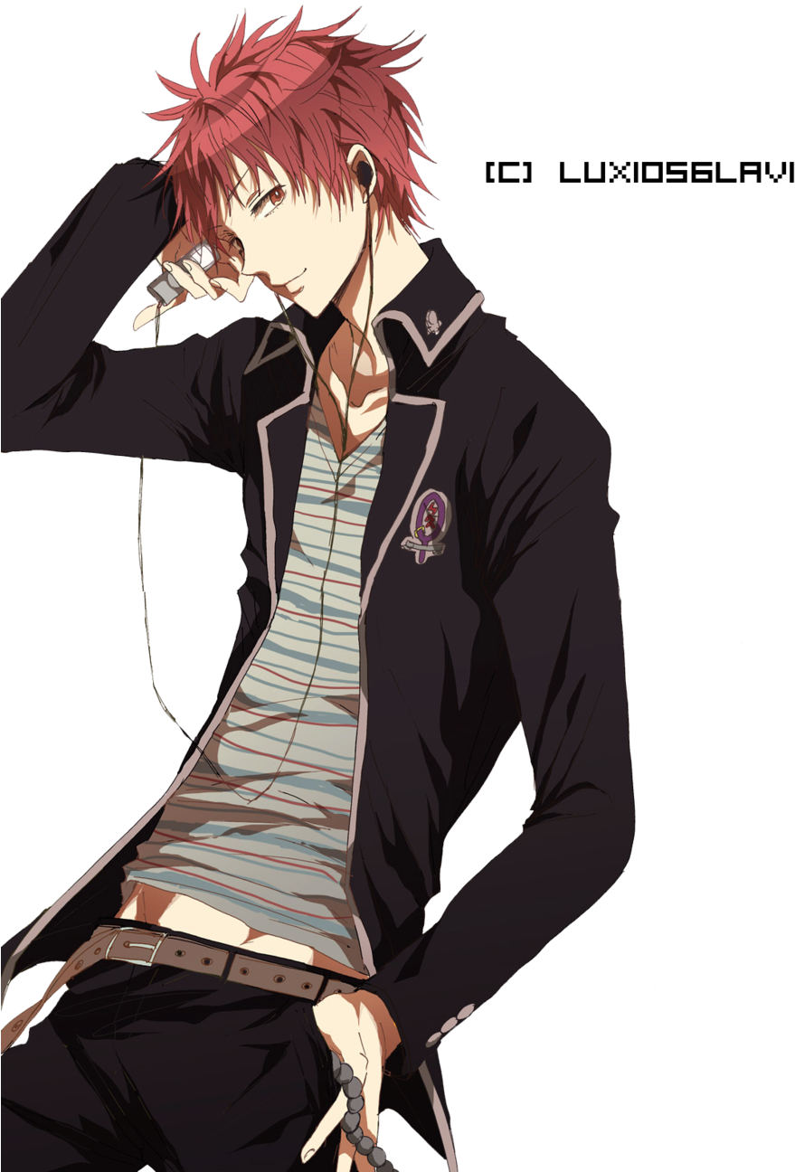 Konekomaru Is A Small Character In Size And Importance - Anime Crimson Hair (900x1308), Png Download