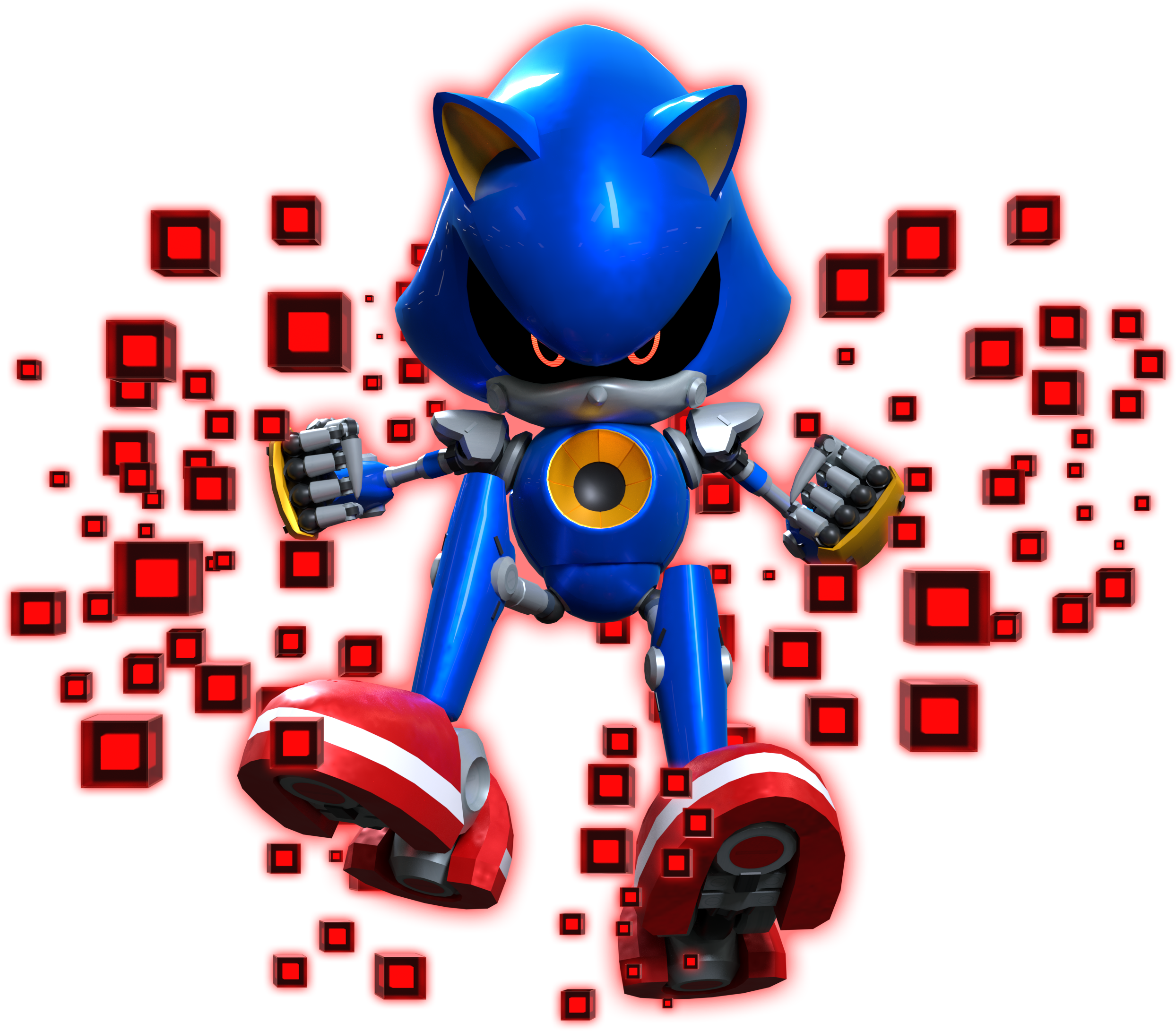 Sonic Forces Metal Sonic (2563x2303), Png Download