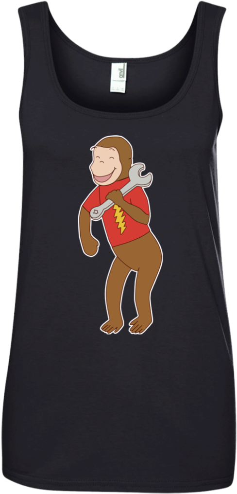 Left Handed Monkey Wrench 100% Ringspun Cotton Tank - T Shirt Programming Funny (1024x1024), Png Download