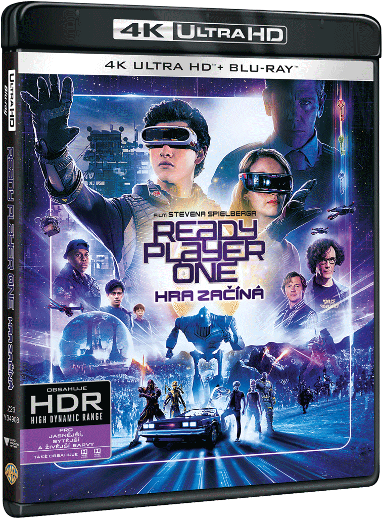 Blu Ray Ready Player One - Ready Player One 4k Ultra Hd (860x1080), Png Download