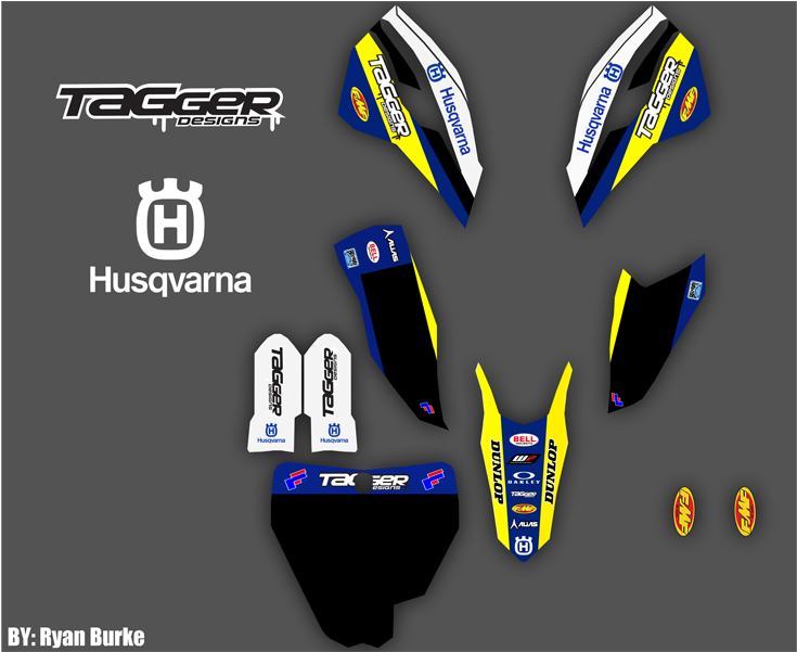 Tagger Designs Husqvarna Cutout - Husqvarna (1200x600), Png Download