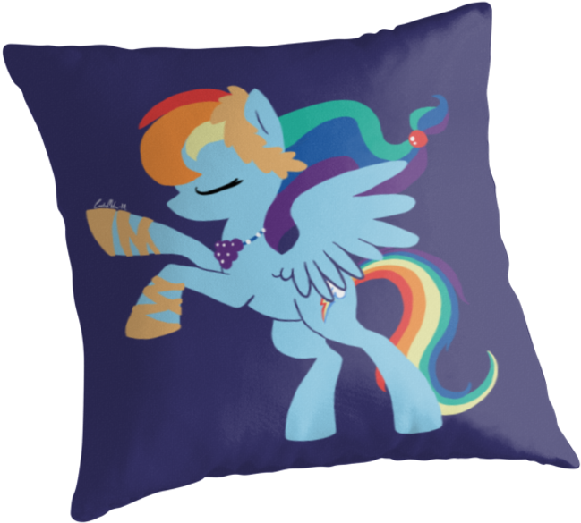 "royal Rainbow" Throw Pillows By Creativeshiba Redbubble - Throw Pillow (875x875), Png Download
