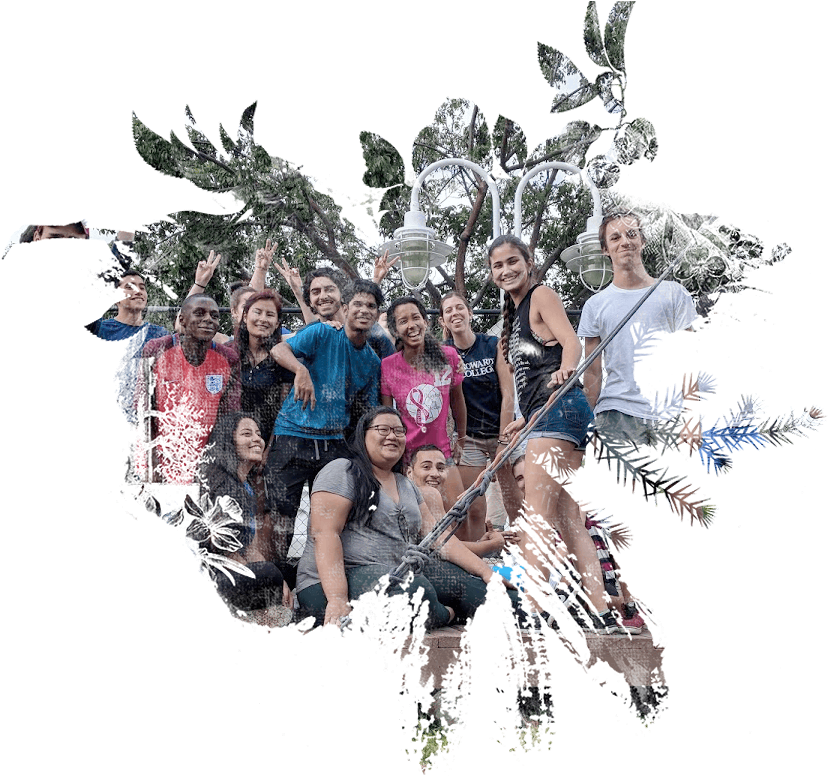 Students - Snow (857x791), Png Download