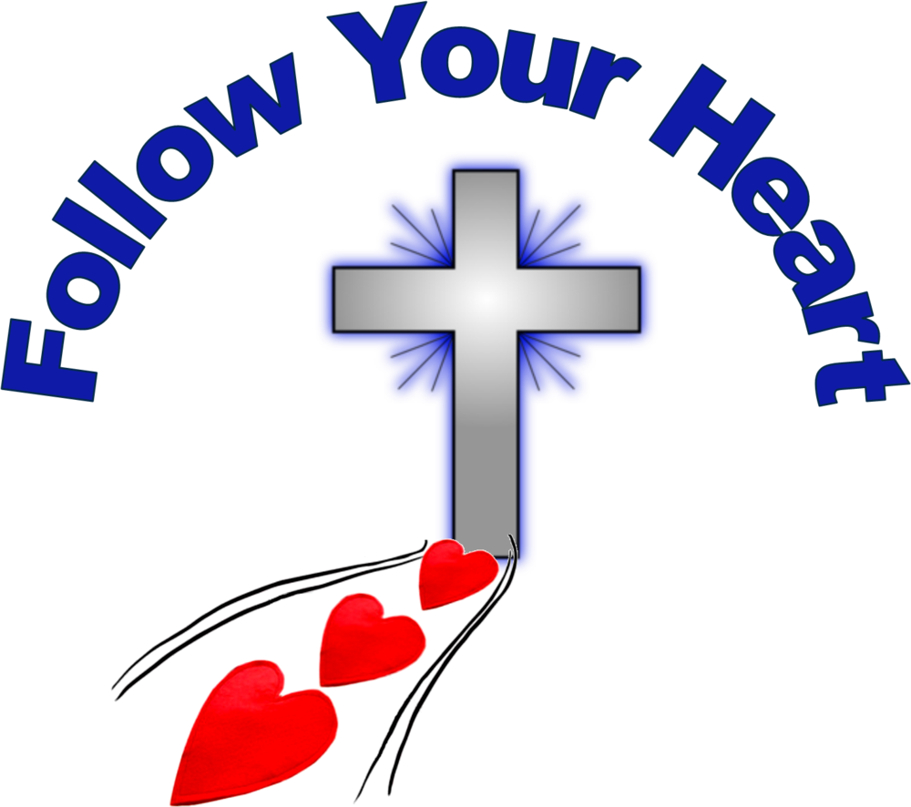 Follow Your Heart Small - Jesus Cross Images Hd Png (1000x886), Png Download