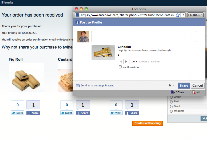 Meanbee Promote/share Order - Fig Rolls (725x680), Png Download