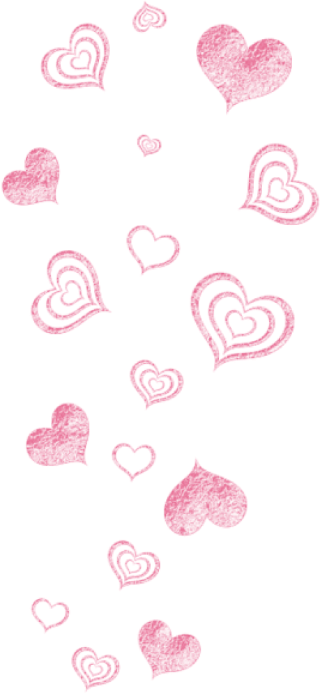 Download Decorative Picture Png - Transparent Transparent Background Hearts Clip Art (480x1033), Png Download