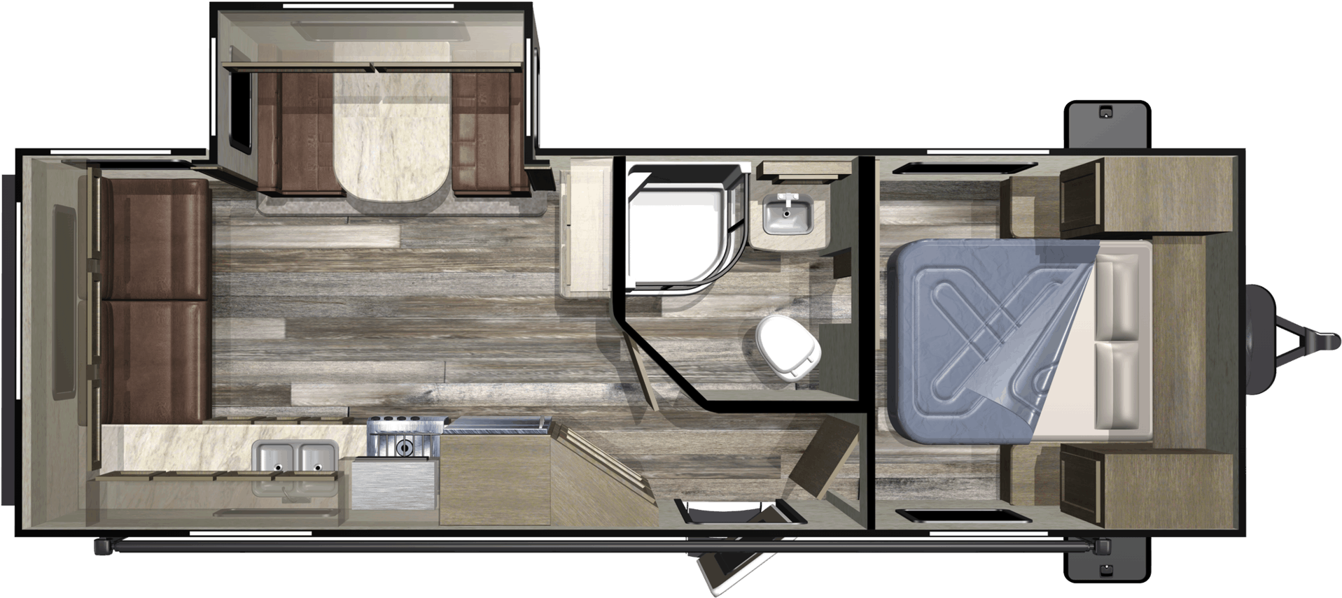 New 2019 Starcraft Launch Outfitter 24rls - 2019 Starcraft 24rls (1968x900), Png Download