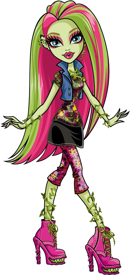 Add Art Id - Monster High Venus Mcflytrap (450x960), Png Download