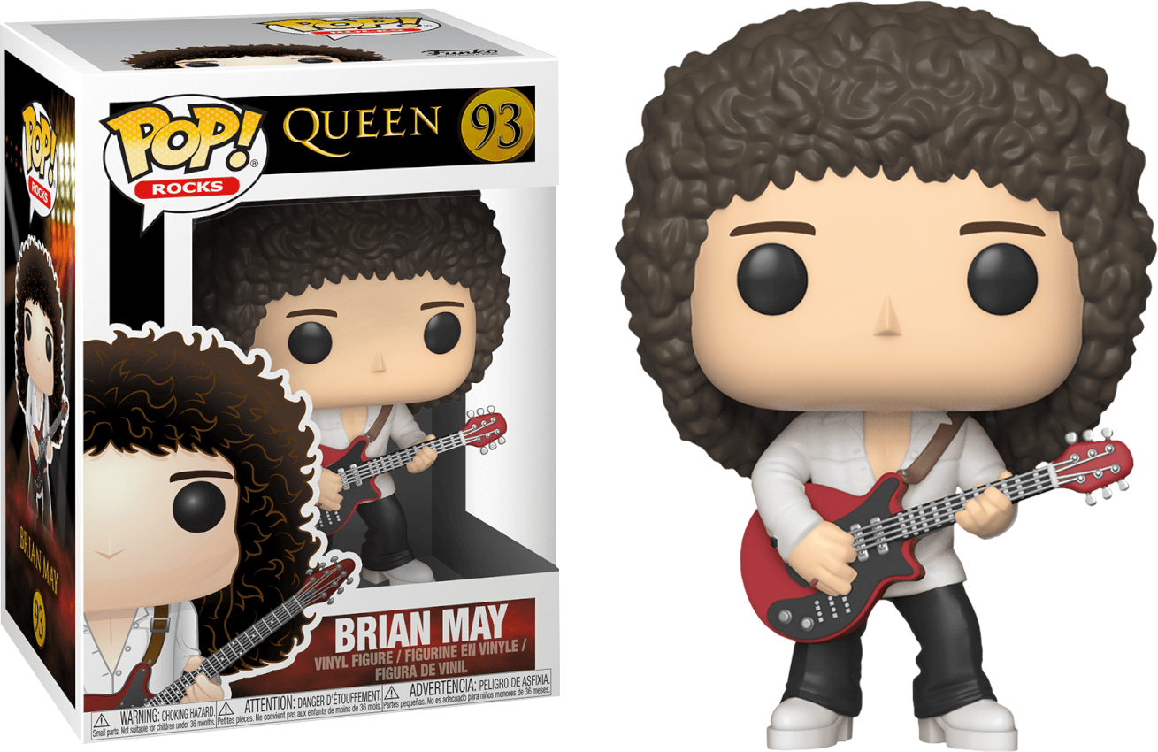 Rocks Queen Brian May Funko Pop Vinyl Figure - Funko Pop Brian May (1309x850), Png Download