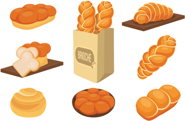Brioche Icons Vector - Icones Padaria Png (700x490), Png Download
