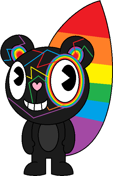 Neon - Cartoon (468x665), Png Download