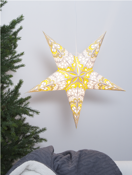Paper Star Bright - Christmas Ornament (600x600), Png Download