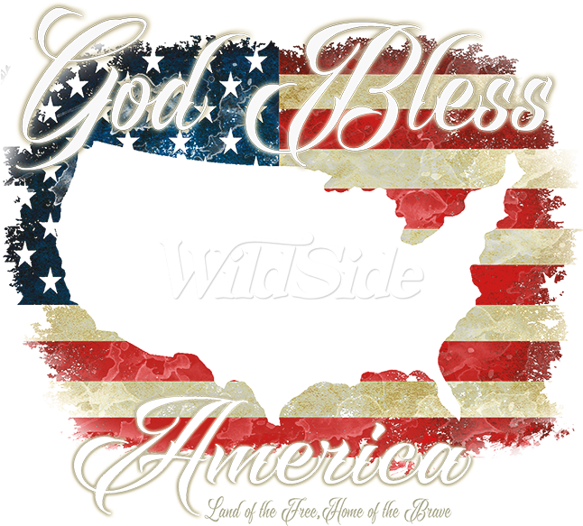 God Bless America U - Poster (675x675), Png Download