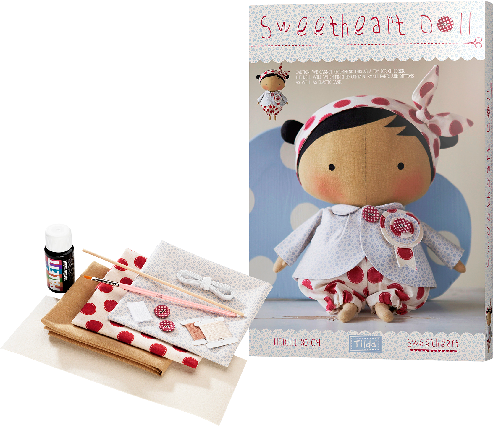 Sweetheart Doll - Tilda Kit (1800x1468), Png Download