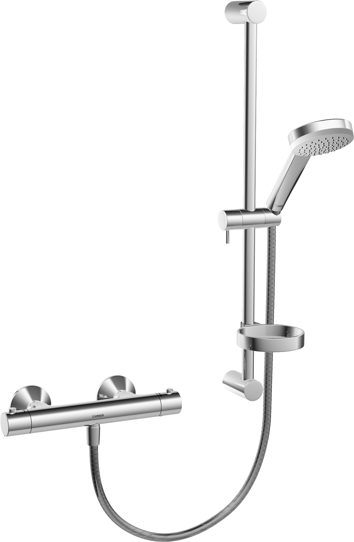 Hansaunita, Shower Faucet With Shower Set, - Hansa 48130131 (1433x2196), Png Download