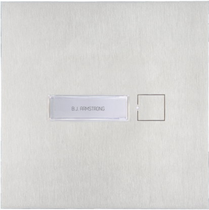 Module 1 Button Sb/vip Blank Nameplate Architectus-pro - Display Device (700x700), Png Download