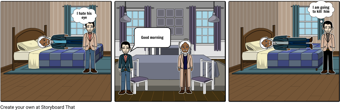 Tell Tale Hart - Storyboard For Aunty Misery (1164x385), Png Download