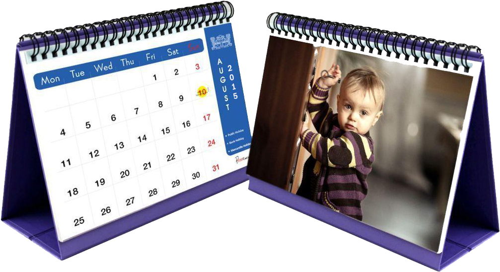 Desk Calendar Png - Table Calendar 2015 Png (1024x564), Png Download