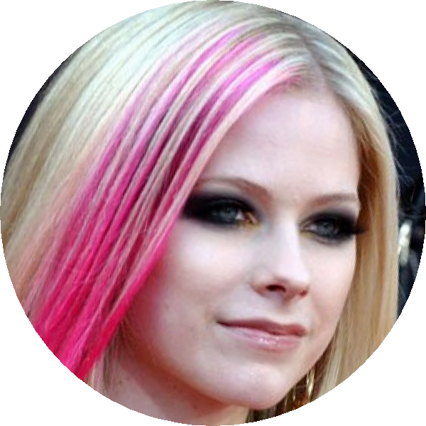 Avrillavigne - Avril Lavigne Hair (600x600), Png Download