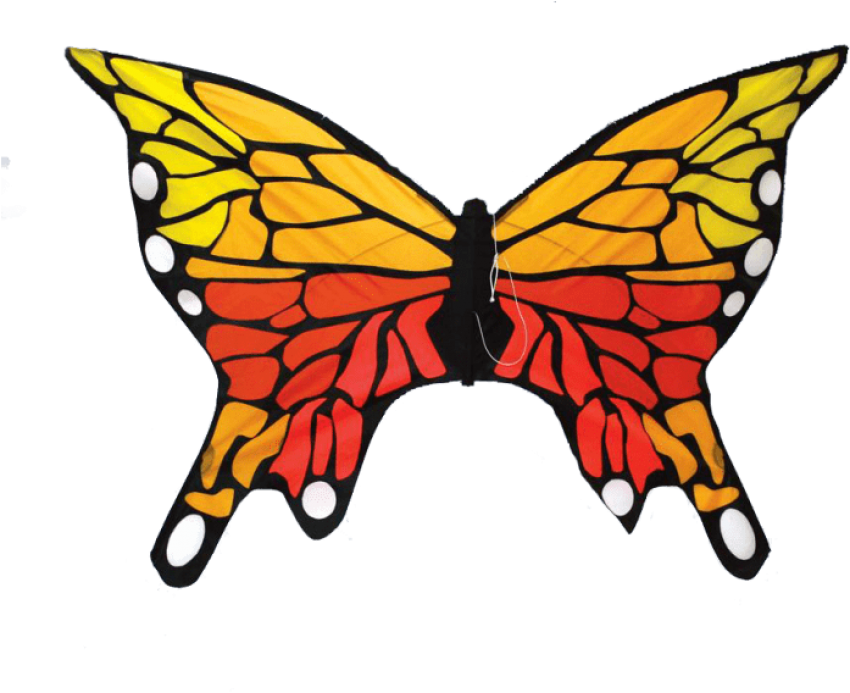 Free Png Download Image Of Monarch Butterfly Kite (850x693), Png Download