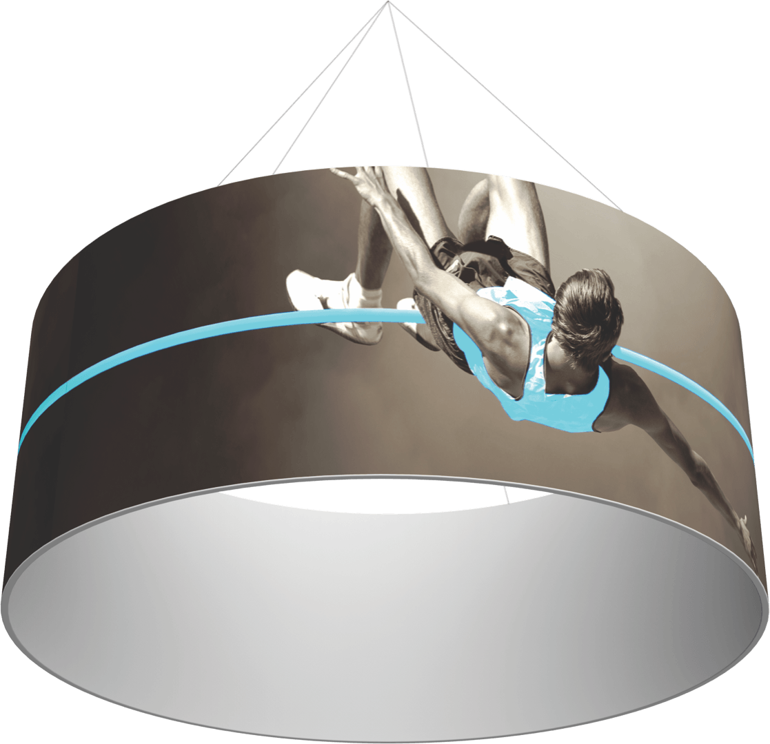 Circular Hanging Banners - Wakeboarding (1117x1080), Png Download