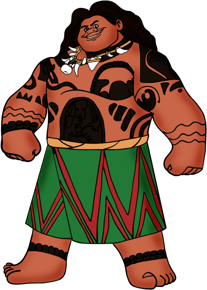 Hook Clipart Maui - Cartoon (727x1098), Png Download