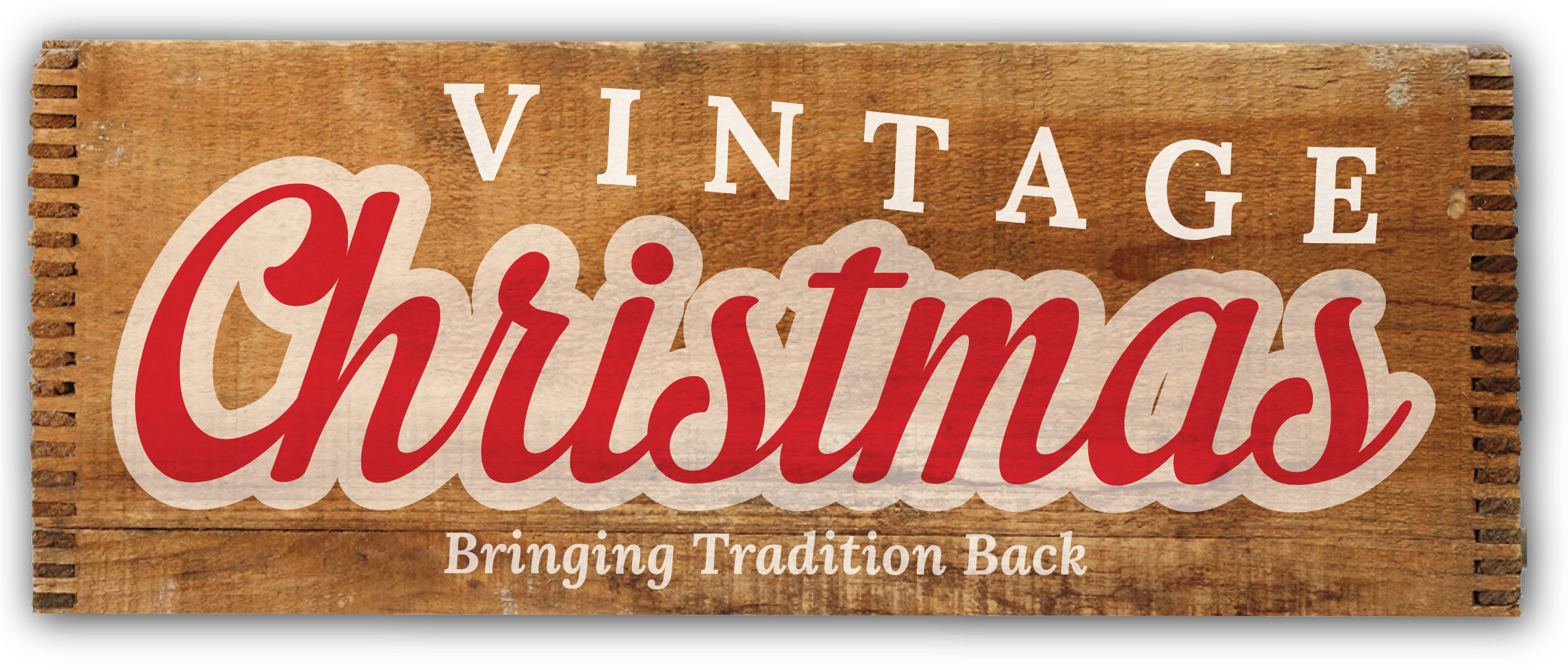 Vintage Christmas Women's Event (2378x1024), Png Download