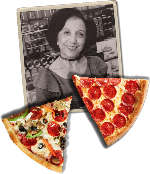 Grab A Slice Today - California-style Pizza (604x698), Png Download