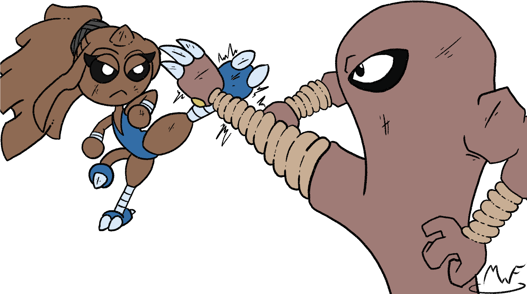 G~top Vs Evolutions - Cartoon (2012x1174), Png Download