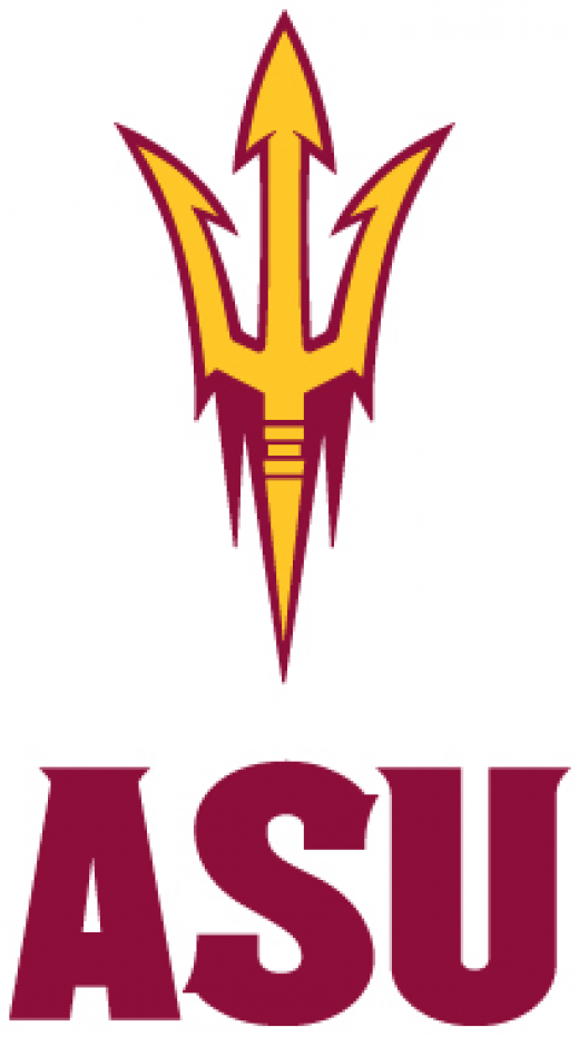 Arizona State Sun Devils Iron On Stickers And Peel-off - Arizona State University Logo (750x930), Png Download