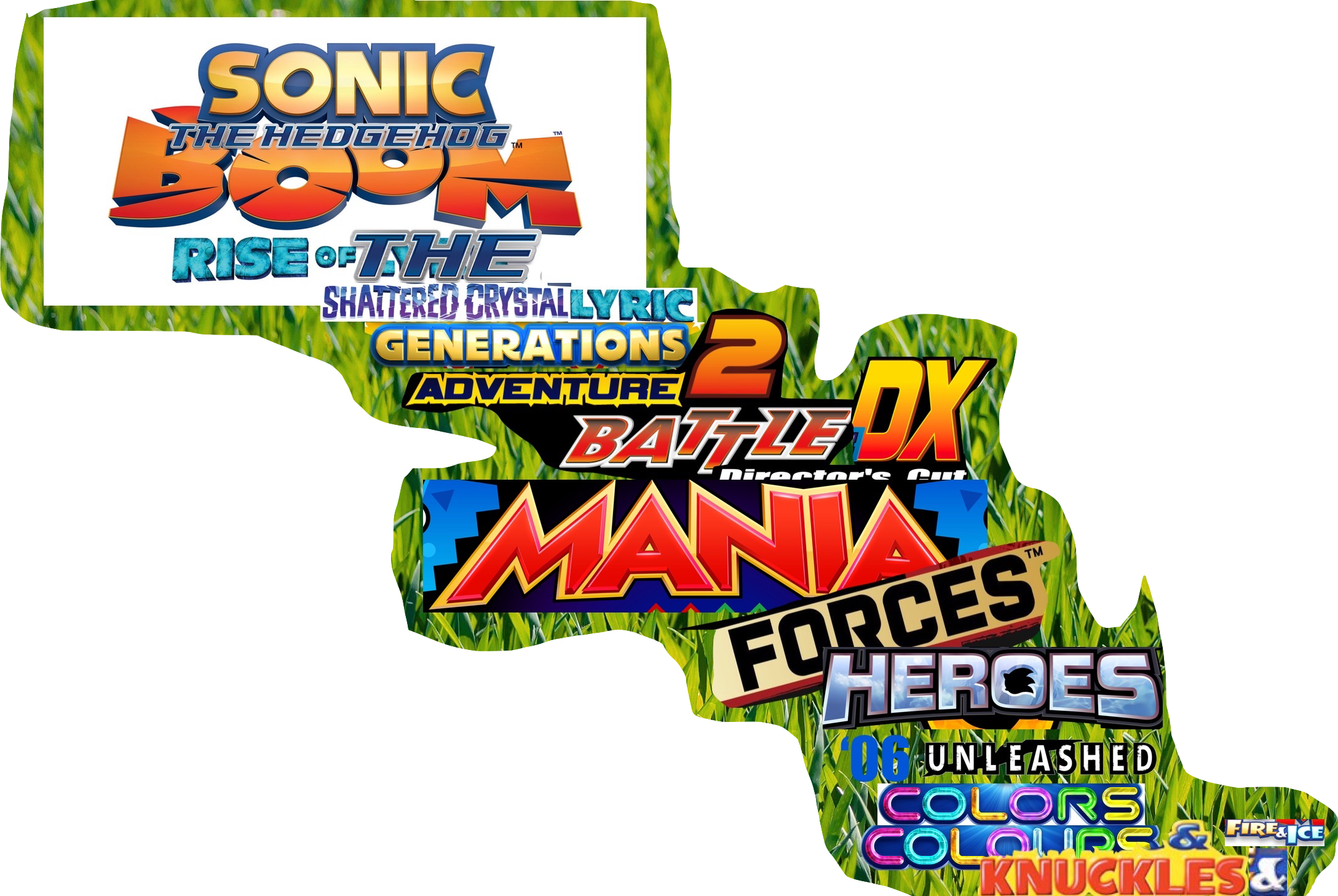 Sonic The Hedgehog Boom - Sonic Generations Mania Forces (2176x1457), Png Download