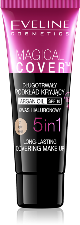 Magical Cover Long-lasting Covering Foundation 5 In - Cosmetics (750x750), Png Download