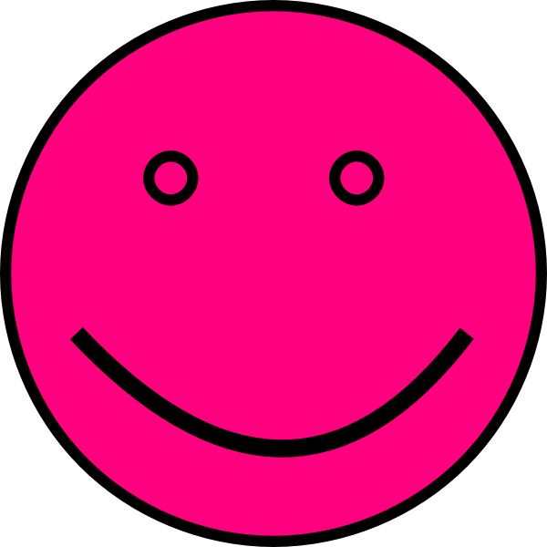 View Samegoogleiqdbsaucenao Pink Smiley Face Clip Art (600x600), Png Download