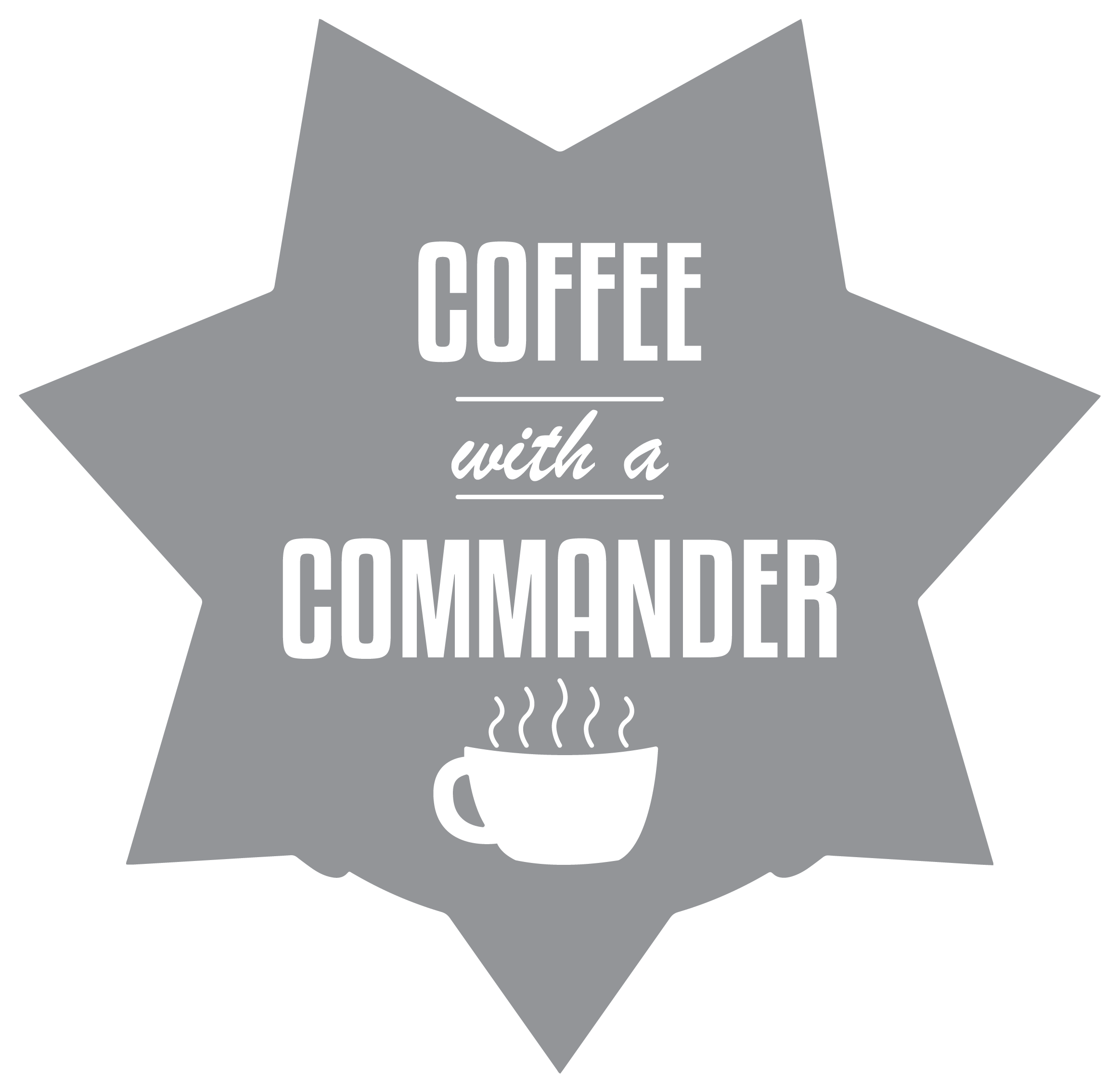 Coffee With A Commander Logo - Anuncios De Jornal (3000x3000), Png Download