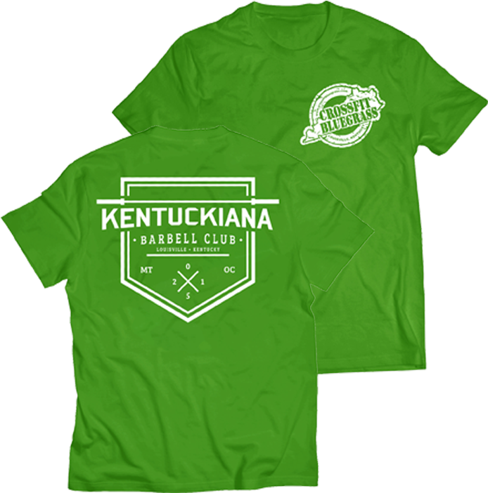 Kentuckiana Barbell Club Green Shirt $25 - Active Shirt (750x750), Png Download