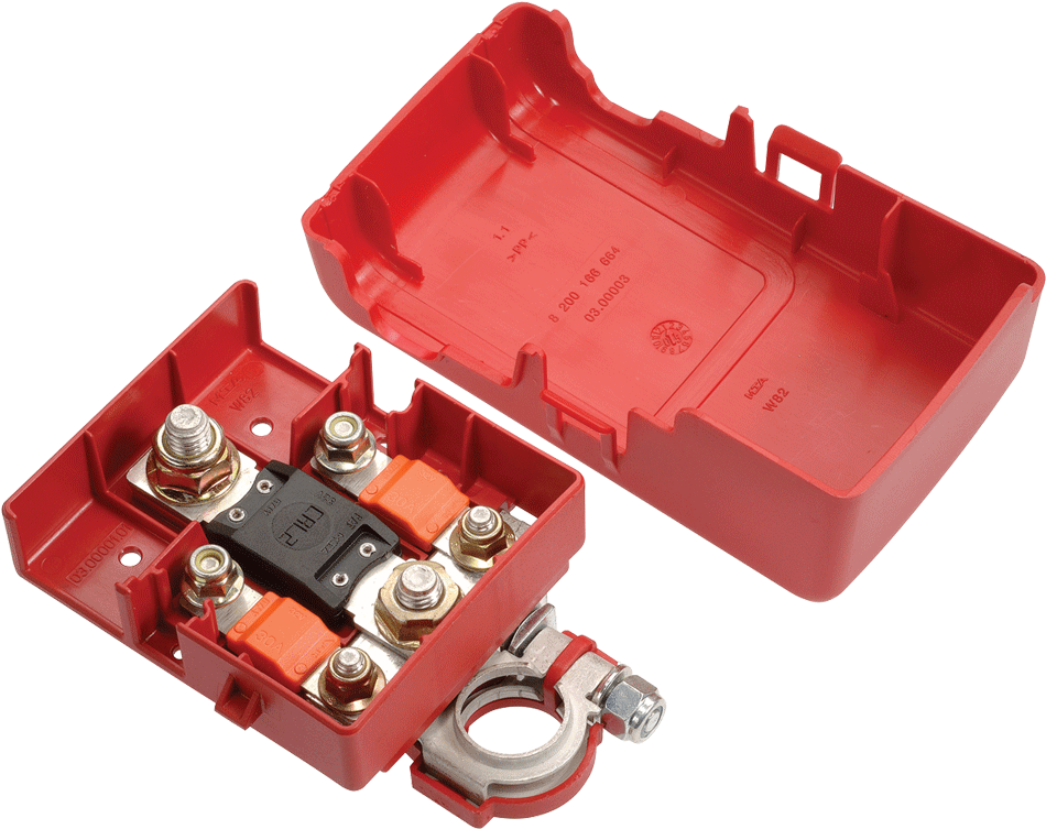 Fused Battery Distribution Terminal - Battery Terminals With Fuse (1000x1000), Png Download