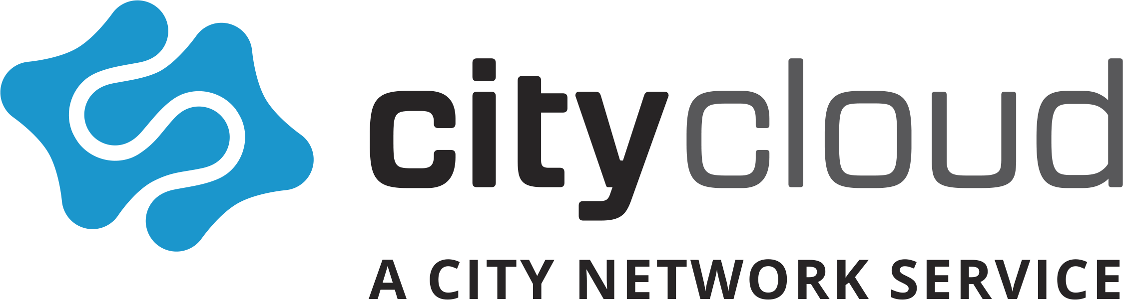 Citycloud Logo Onblack 2015 Rgb - Graphics (2248x602), Png Download
