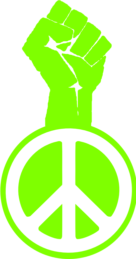 Fight The Power Occupy Wall Street Peace Fist Groovy - Introverts Unite Separately (555x1044), Png Download