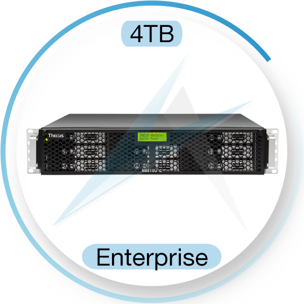 Thecus N8810u G 16tb 8 Bay - Thecus Technology N2560 (600x600), Png Download