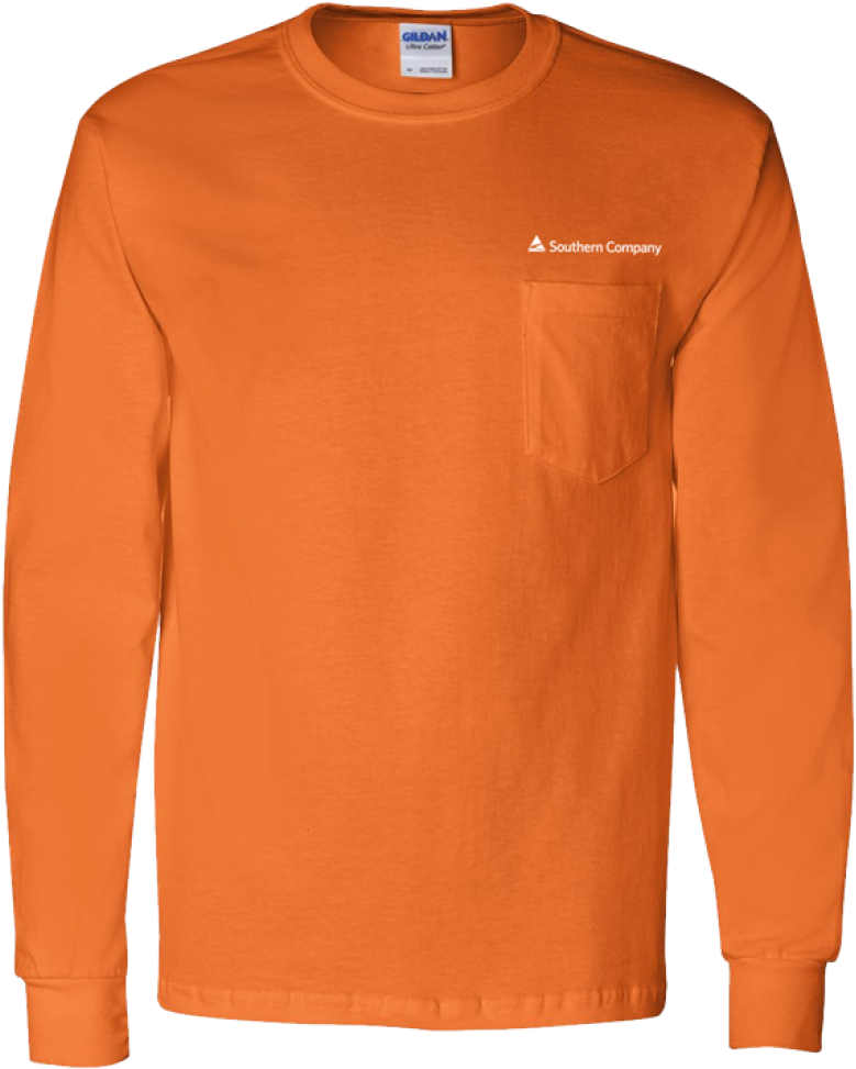 Gildan Adult Ultra Cotton® 6 Oz - Long-sleeved T-shirt (1024x1024), Png Download