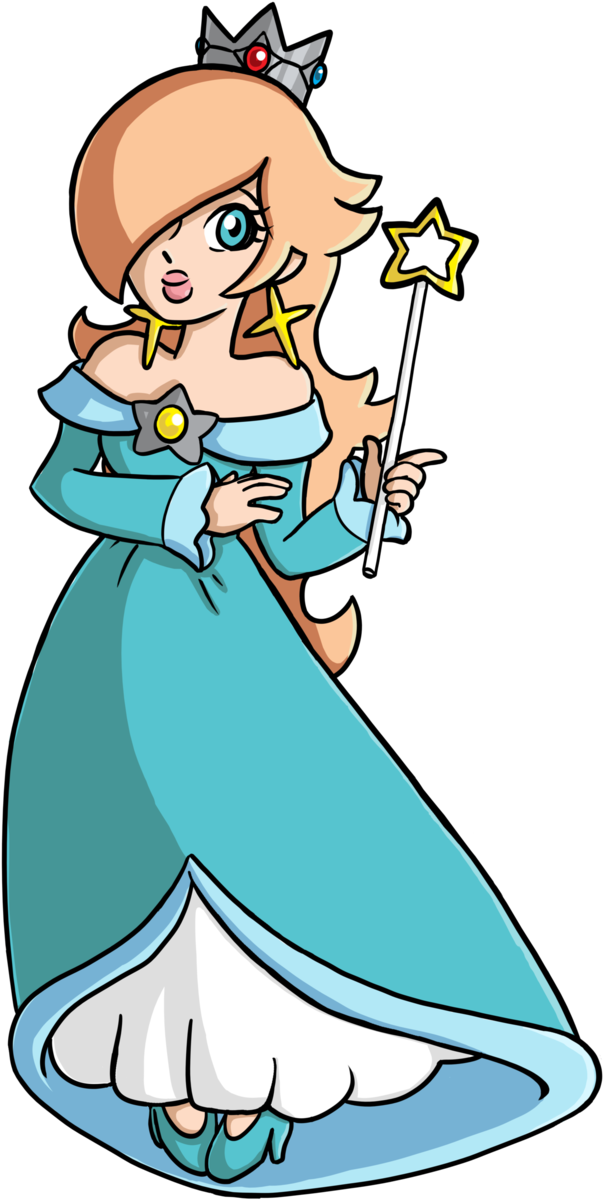 Rosalina Drawing Mario Kart - Rosalina (642x1244), Png Download