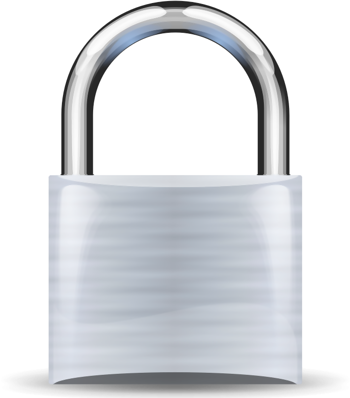 Cadenas De Rouge - Silver Padlock (800x800), Png Download