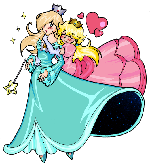 Peach Rosalina (530x601), Png Download