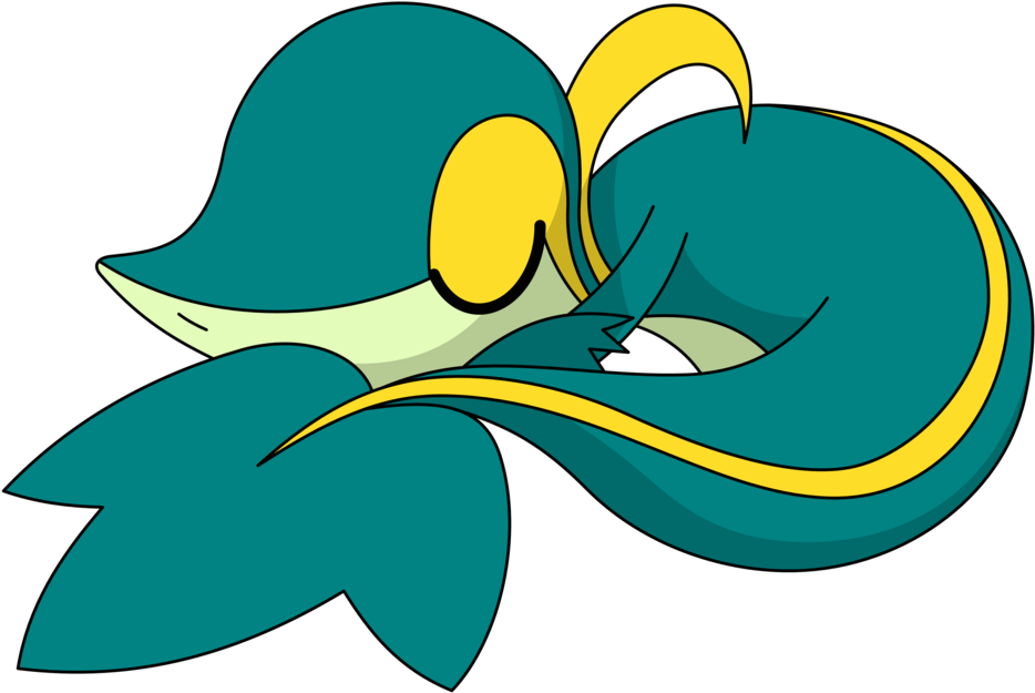 Shiny Snivy (1024x683), Png Download