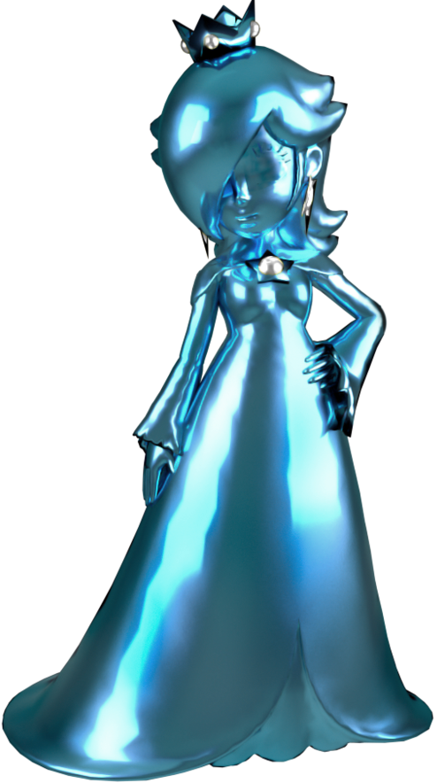 Blue Platinum Rosalina - Blue Rosalina (494x884), Png Download