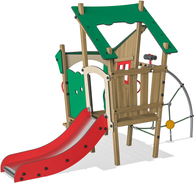 Playground Slide (640x604), Png Download