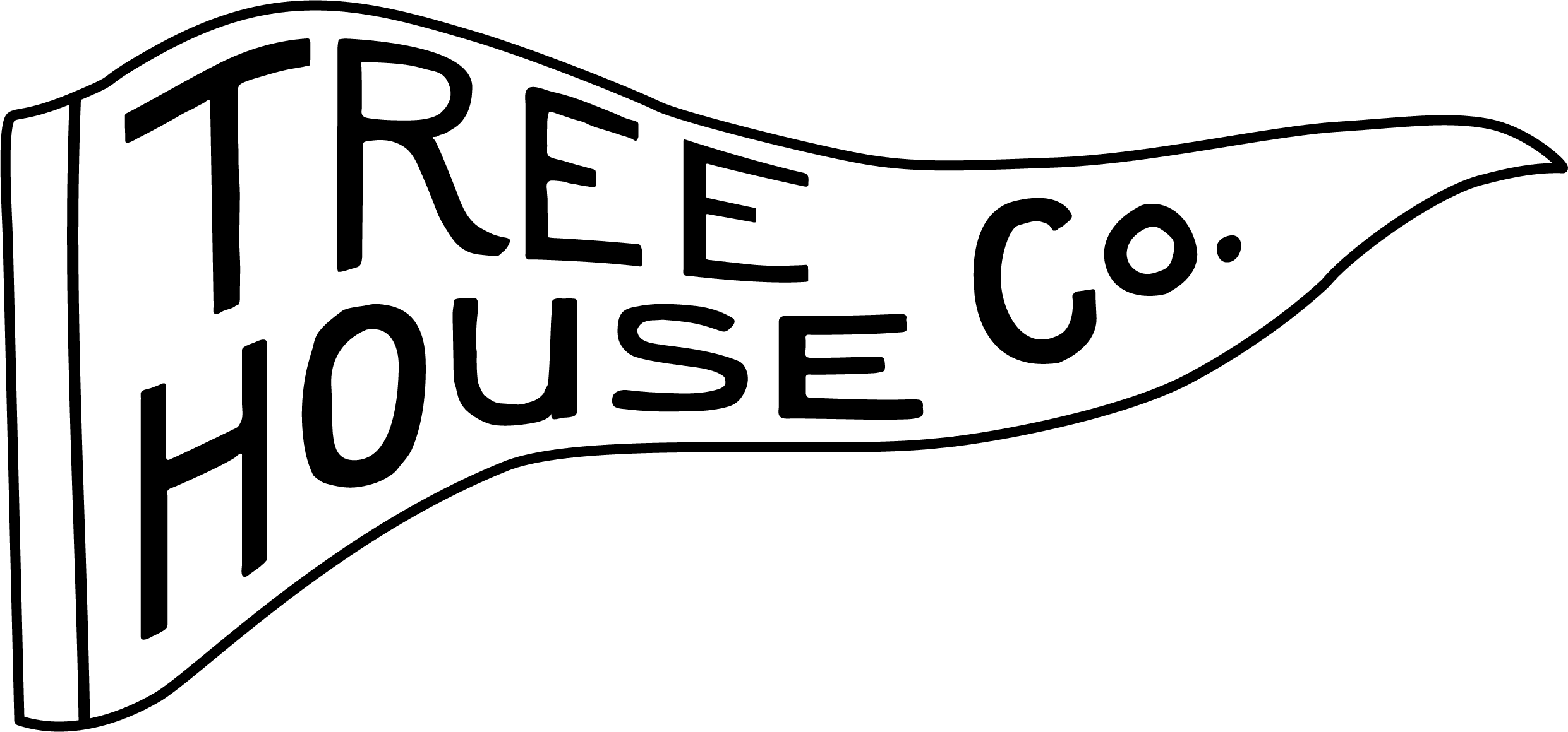 Treehouse Collaborative - Line Art (2482x1160), Png Download