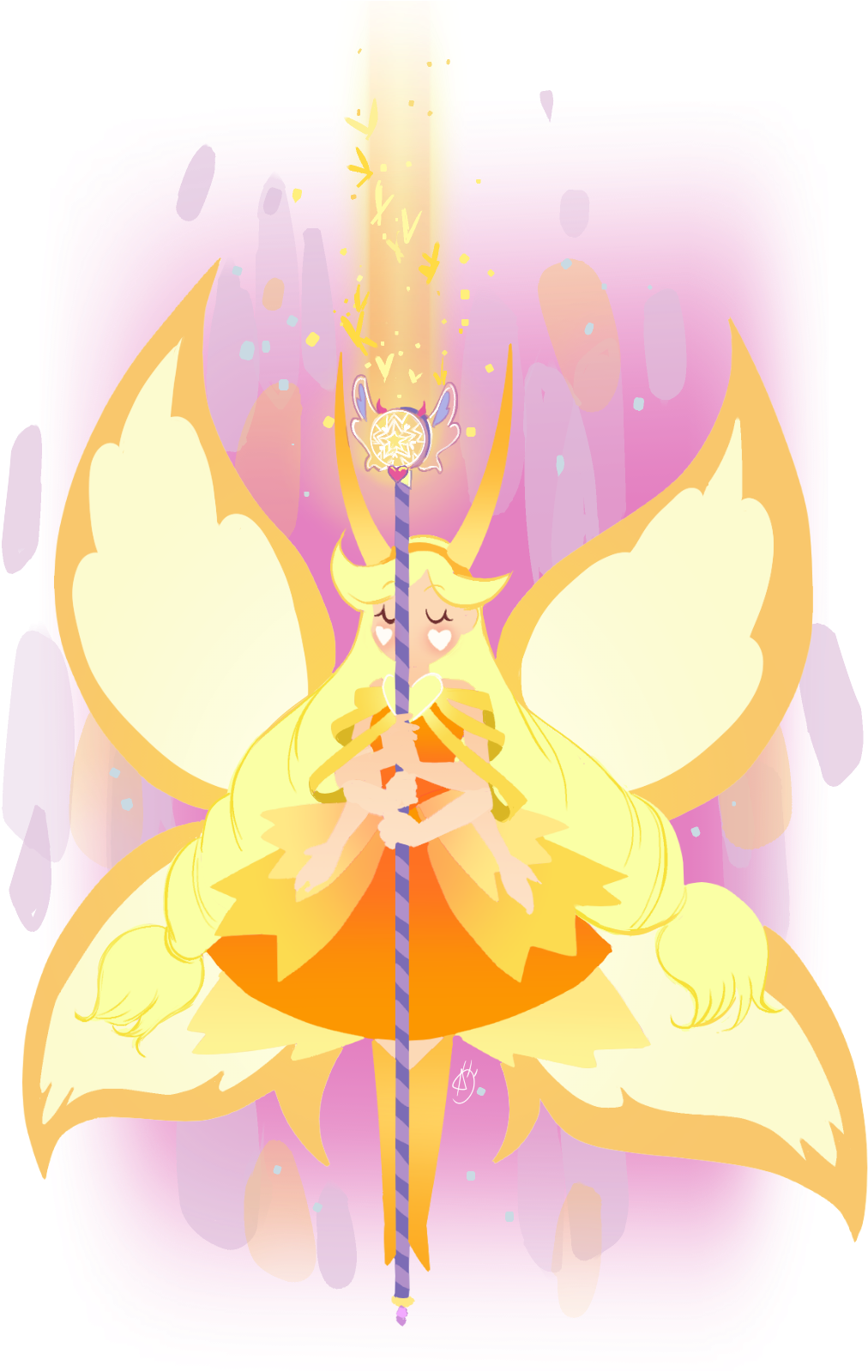 Fanwork Star-another Take On Butterfly Form - Butterfly Form Star (1200x1693), Png Download