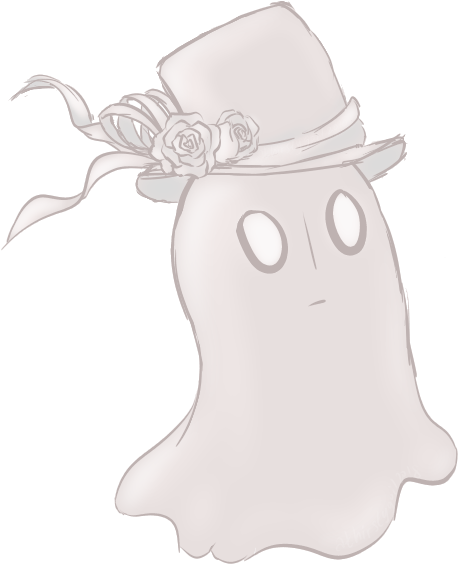 Napstablook Reblogged This Post From Athirstygoil To - Illustration (600x700), Png Download