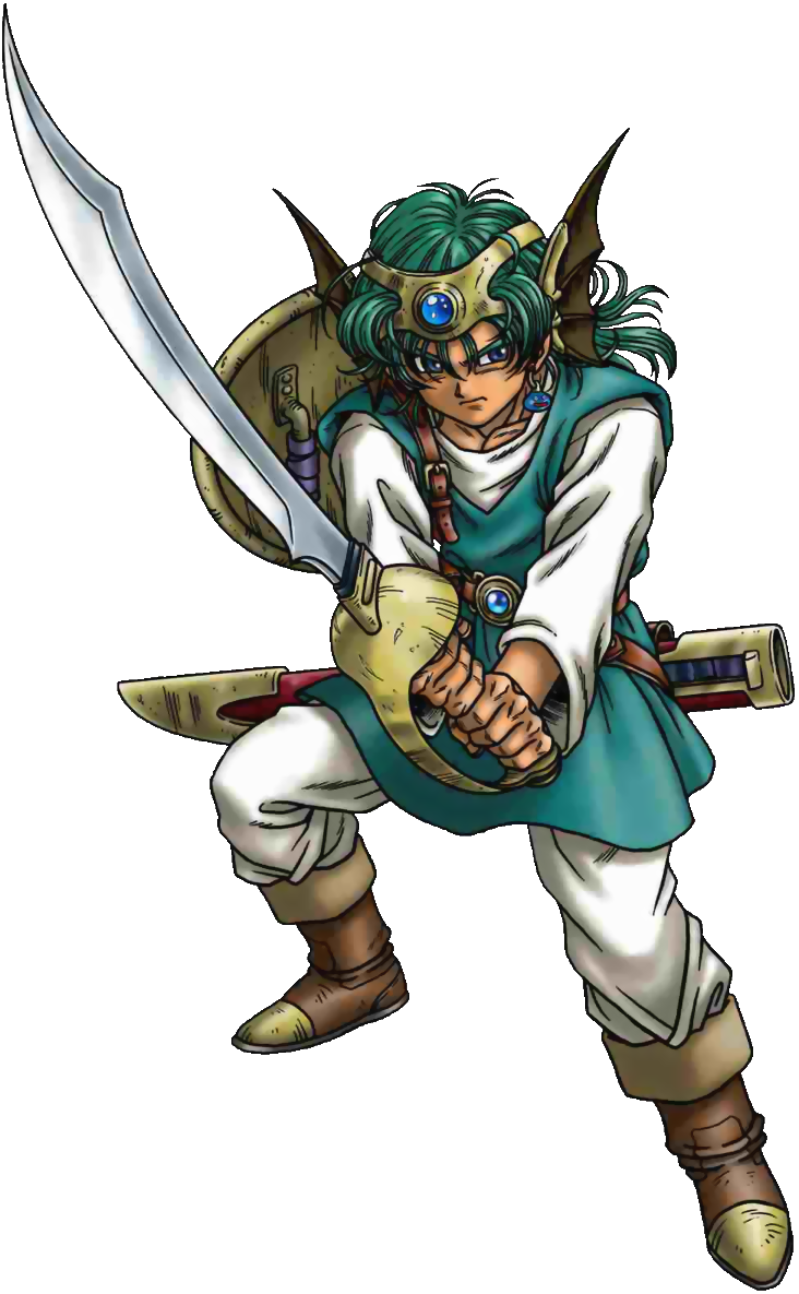 Solo From Dragon Quest Iv - Dragon Quest 4 Protagonist (732x1185), Png Download